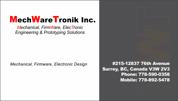 MechWareTronik Website